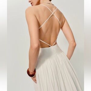 New In! Reformation Perlette Maxi Dress Ivory